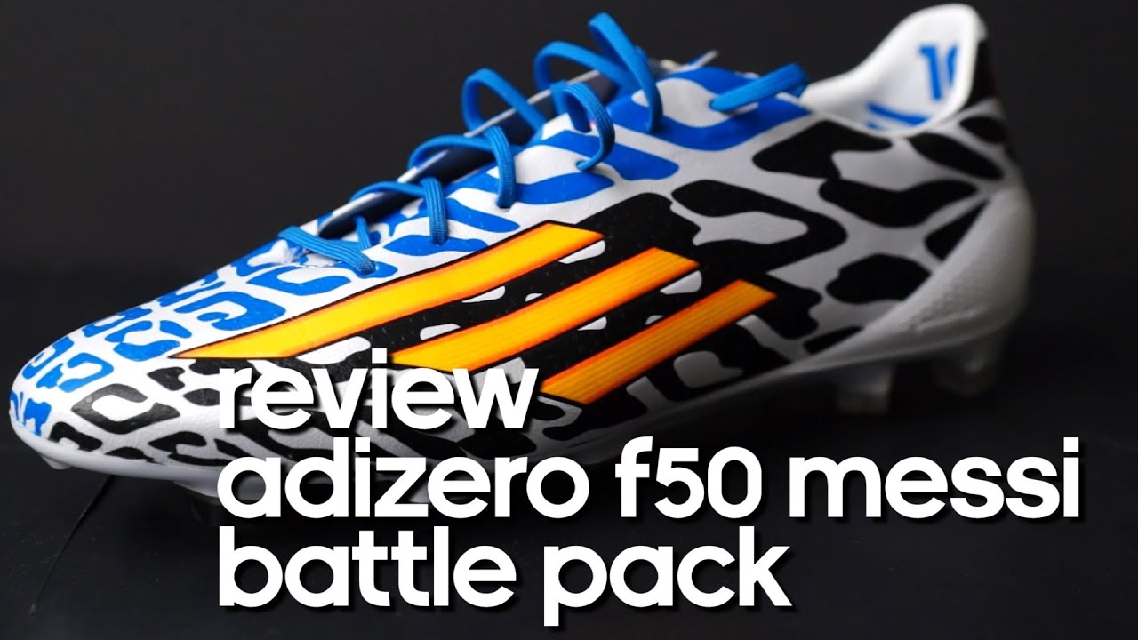 Categoría Arreglo Cincuenta Review bota adidas adizero F50 Messi Battle Pack - YouTube