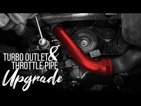 VW Golf MK6 GTI Turbo Outlet Pipe and Throttle Pipe Upgrade MKVI 2010-2014