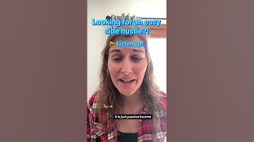 Looking for an easy side hustle? #easysidehustles #sidehustleforbeginners #sidehustlesideas #wfh