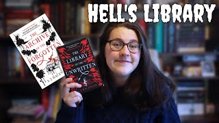 A series you must read! Hell's Library A J Hackwith | Book Review [CC] Content