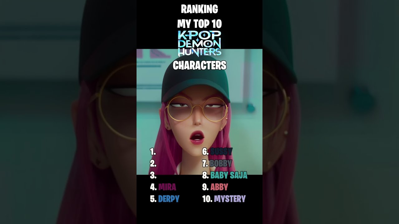 KPop Demon Hunters Characters Ranked