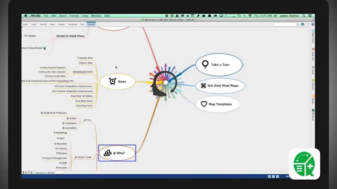 iMindQ for Mac - Organize your Ideas in a powerful visual format