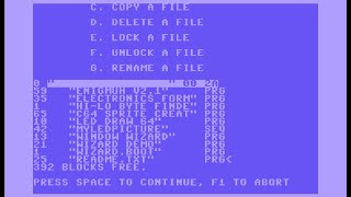 Write Protect C64 Disk File With The Fastload Cartridge