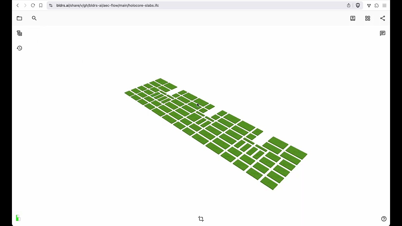 AEC Hackathon Copenhagen - bldrs holocore slabs screenvid