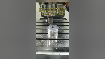 Precision to the Micron: 0.005mm #engineering #cnc #factory #machine #cncmachining #robot #lathe