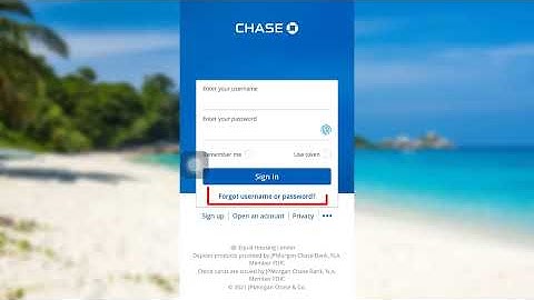 Chase Bank Online Banking - Reset Password | Chase Mobile App Login