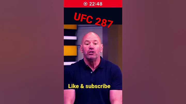 Dana white Anounces pereira vsAdesanya￼ 2 & burns ￼v masvidal #danawhite #israeladesanya #pereira