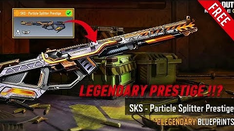 Legendary SKS - Particle Splitter Prestige | CODM ( Season 10 )