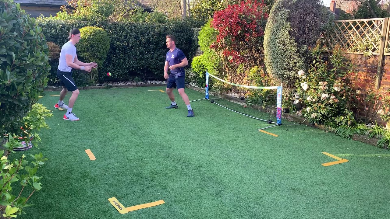 Sidestep & pass improve your Tennis footwork at home with Top Tennis