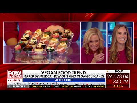 New VEGAN Cupcakes! | Melissa on Fox 'After the Bell'