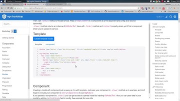 ngx-bootstrap modal Component