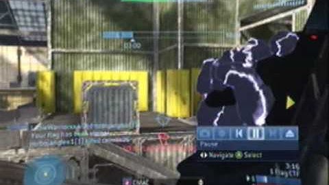 Halo 3 CMAC Gameplay  1 Flag CTF on Pit Stop  pt 1
