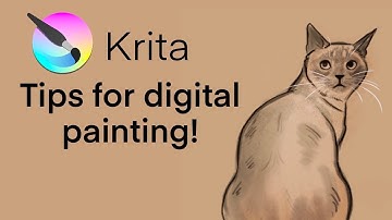 8 TIPS for Faster Painting in KRITA!