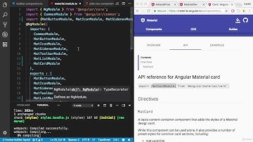 Learning Angular 7 from scratch - Part 5-15 - Adding Material Card