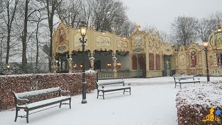 Carrouselplein In De Sneeuw - Ontdek De Winter Efteling