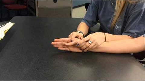 manual muscle testing (thumb)