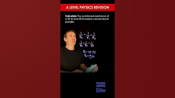 Calculate the Combined Resistance - A Level Physics #Shorts