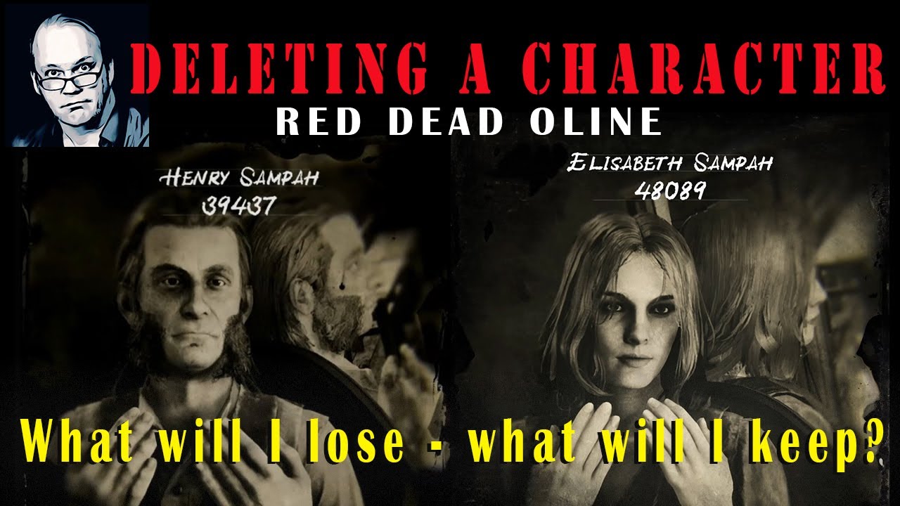 RED DEAD ONLINE - Deleting a character - What will I lose, what will I keep? / Female Character