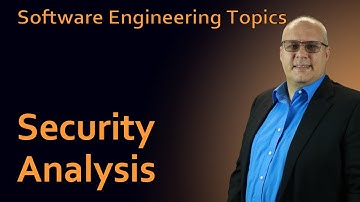 Software Engineering - 67 Security Analysis