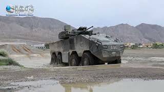 IAG RILA 8x8 Infantry Fighting Vehicle (IFV)
The RILA 8x8 IFV can be armored up to STANAG 4569 LEVEL 4. It produces over 500HP with a powerful 13.0L diesel engine and can be driven over 105km/h and maintain a cruising range of 720KM depending on driving conditions. IAG RILA 8x8 Infantry Fighting Vehicle (IFV)