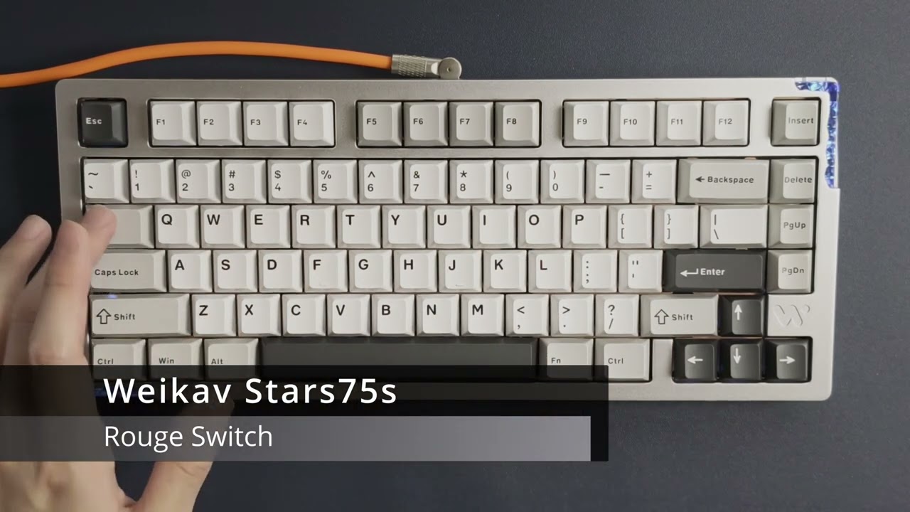 Weikavのプレビルドキーボード「Stars75s」をレビュー！しなやかな打鍵 
