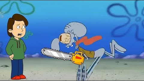 Boris runs away from Squidward