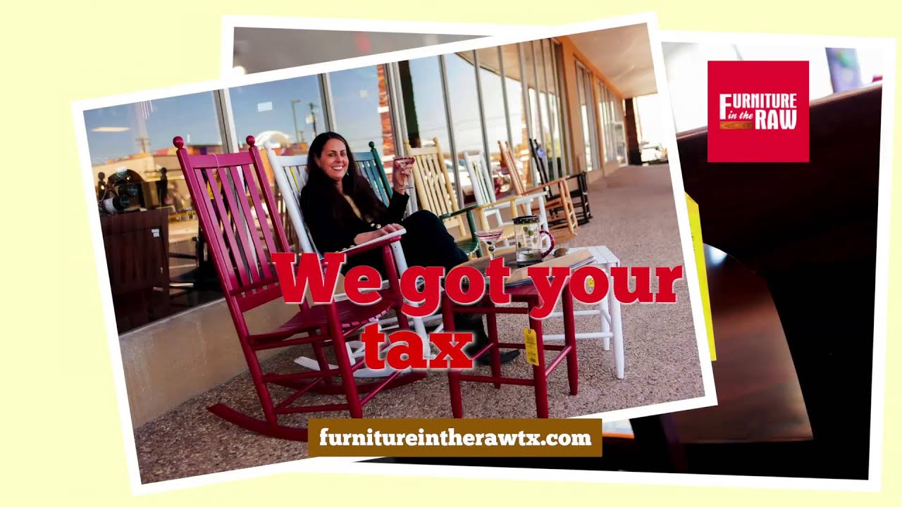 Furniture in the Raw Tax Free Sale 2014 YouTube