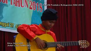 Gitar Solo TANA SIGI FLS2N 2018 SMP Kab Sigi asal Kec Palolo