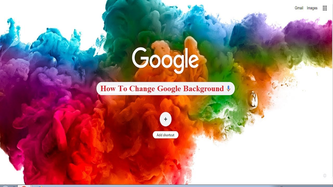 How To Change Google Background YouTube