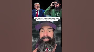 Buy More XRP and XLM, but avoid storing them on exchanges or cold wallets. #xrp #rpnews #crypto