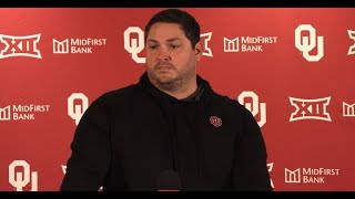 OU offensive coordinator Jeff Lebby on RB Eric Gray; QB Dillon Gabriel; TE Brayden Willis;