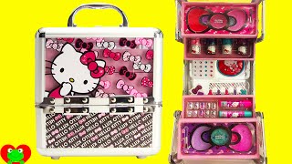 Hello Kitty Cosmetics Kids Makeup Set with Nail Polish and Lip Gloss