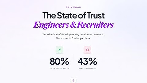 What Top 1% Technical Recruiters Do Differently (4,040 Developers Explain)