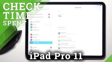 How to Check Total Screen Time on iPad Pro 11 - Detect Time Spend on Apple iPad