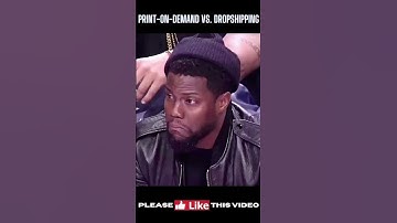 Print on Demand vs  Dropshipping  #shorts