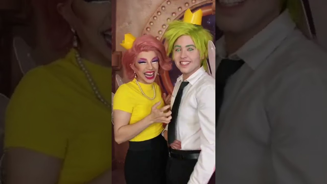 Fairly oddparents cosplay - Wanda be flexing