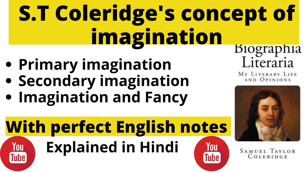 Coleridge's concept of Imagination and Fancy I Biographia and Literaria in Hindi summary