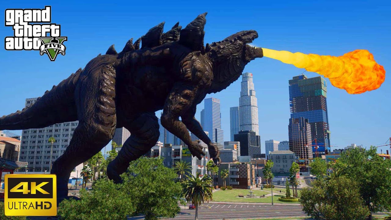 Insane Godzilla GTA 5 Mod Lets You Wreak Havoc in Los Santos - autoevolution