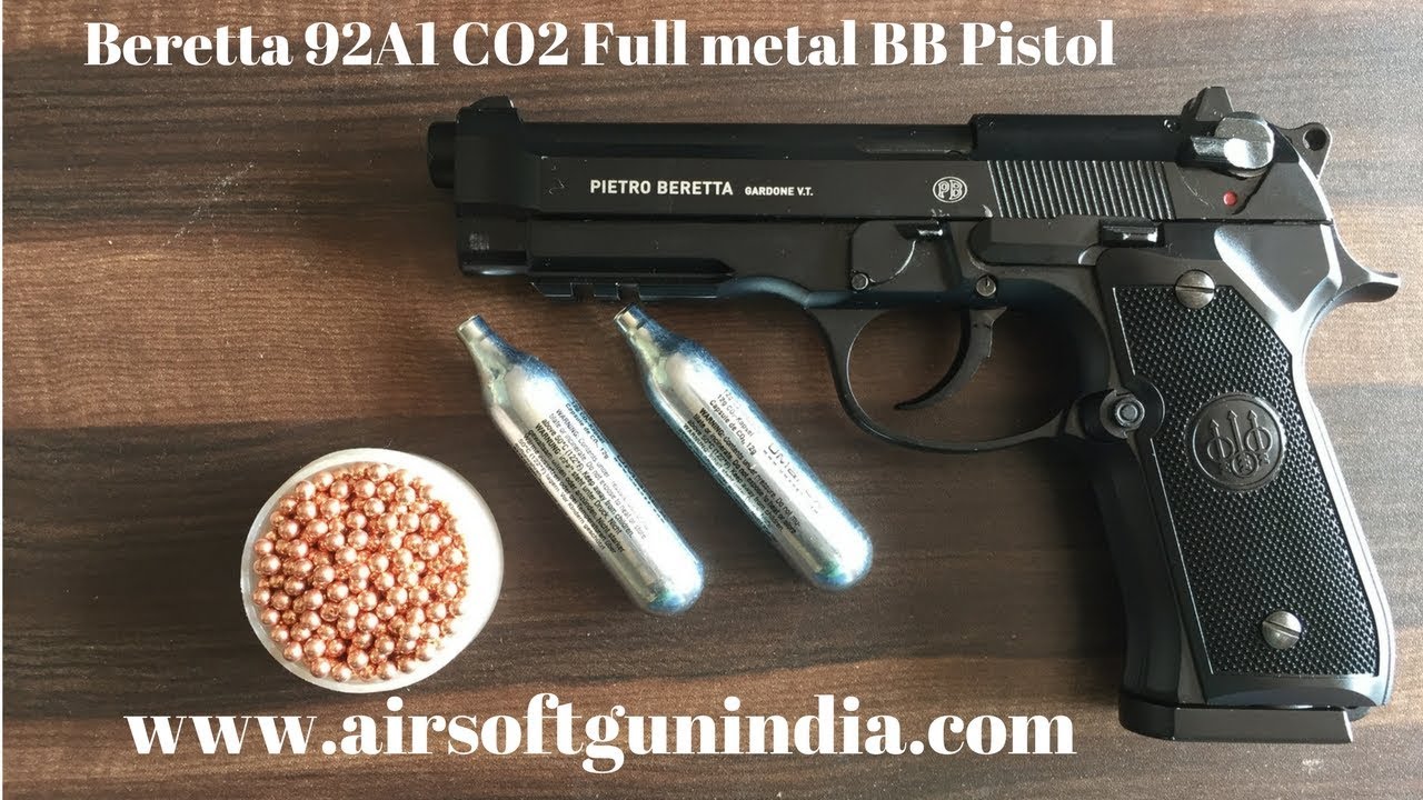 Beretta 92A1 CO2 Full metal BB Pistol in india