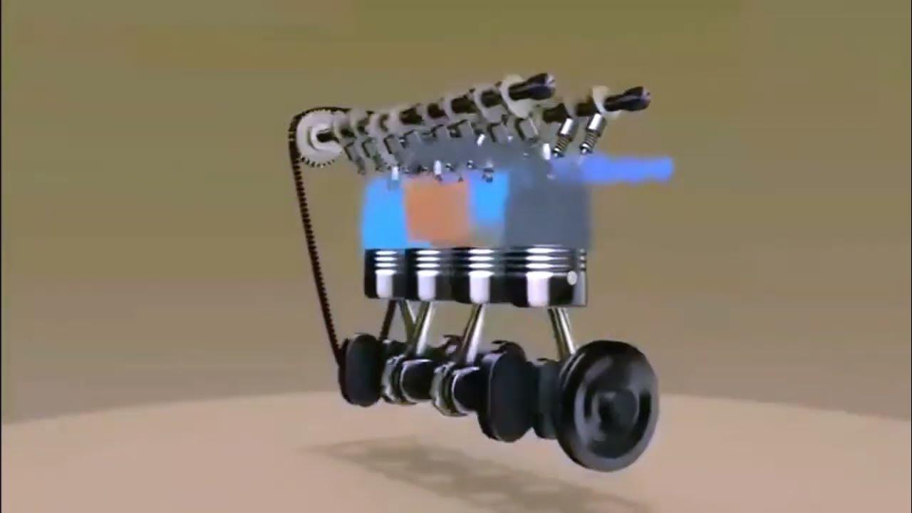 How engine works Animation demo YouTube
