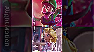 Movie Luigi VS Movie Peach #supermariomovie #vs #shorts #edits