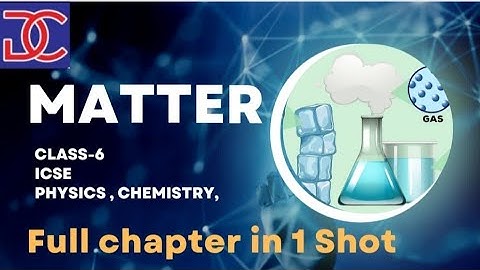 Class -6, ICSE, Physics Chemistry, Matter