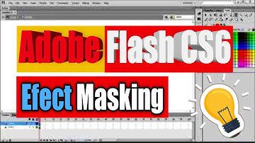 Tutorial Adobe flash CS6|| Membuat Animasi Tulisan Text dengan Teknik Masking montion Tween