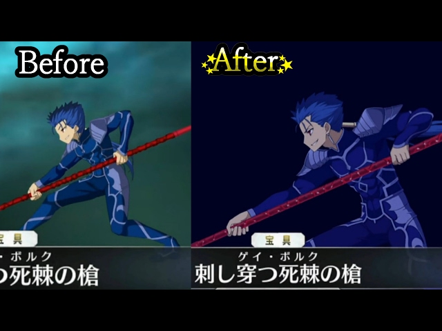 FGO】クー・フーリン新旧比較版【FateGO】 Cú Chulainn Before