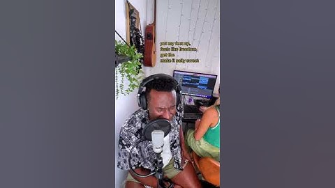 Thumbnail of asking people from our call list for rando words to write a song with🤔🎧🎹🧩