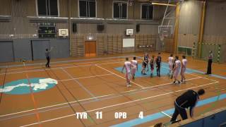 RM P16 2016-2017. Omgång 2. Tyresö vs. Onsala Pirates