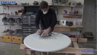 [Samsung Staron] Round Table Fabrication