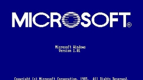 Windows 1.01 on Virtual PC