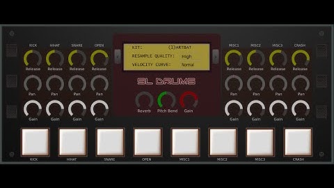 SL Drums 2 - Free Drum ROMpler VST/AU