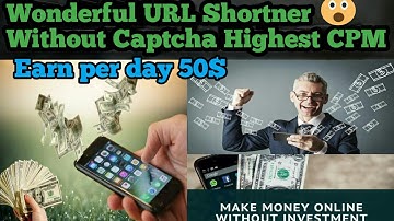 New Url shortner website Without Captcha Best website 2019||earn with url shortner 100% real site